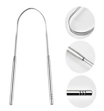 Stainless Steel Tongue Scraper – Fresh Breath & Oral Hygiene Tool